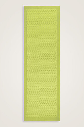 Chain Pattern Cotton Silk Shawl Light Green - 2