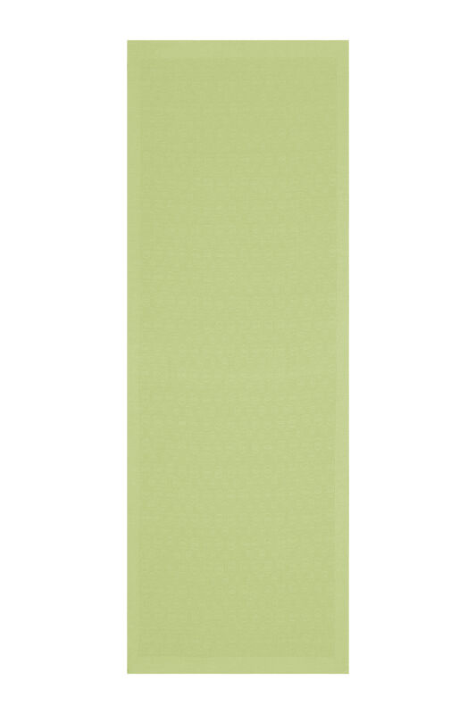 Chain Pattern Cotton Silk Shawl Light Green - 2