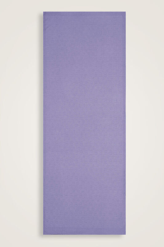 Chain Pattern Cotton Silk Shawl Lilac - 2