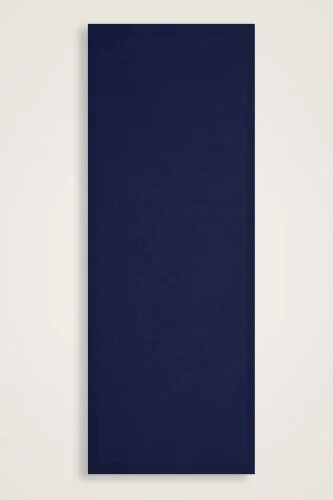 Chain Pattern Cotton Silk Shawl Navy - 2