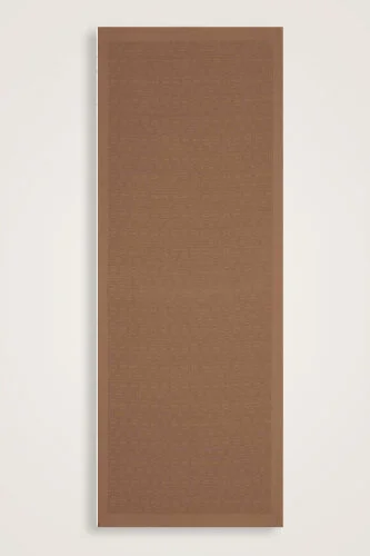 Chain Pattern Cotton Silk Shawl Tan - 2