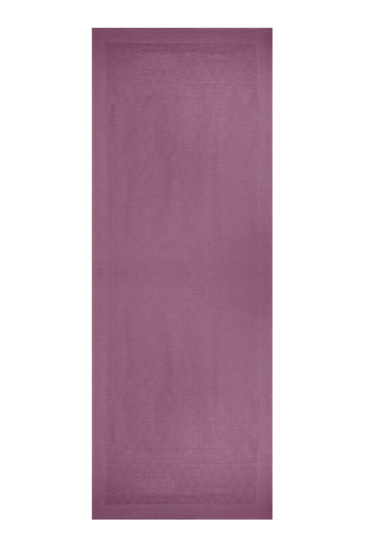 Chain Pattern Dusty Rose Cotton Silk Shawl - 1