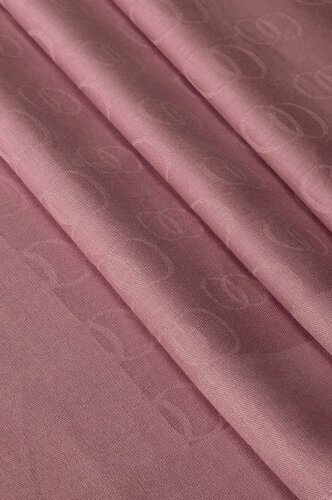 Chain Pattern Dusty Rose Cotton Silk Shawl 