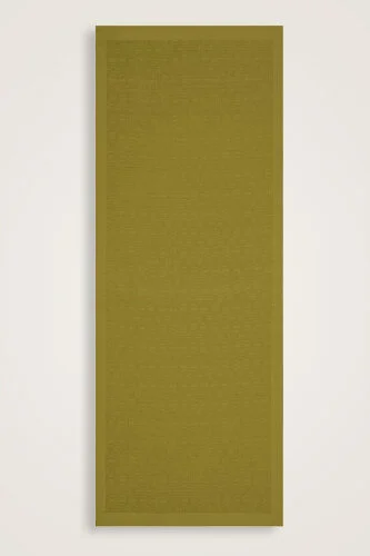 Chain Pattern Oil Green Cotton Silk Shawl 
