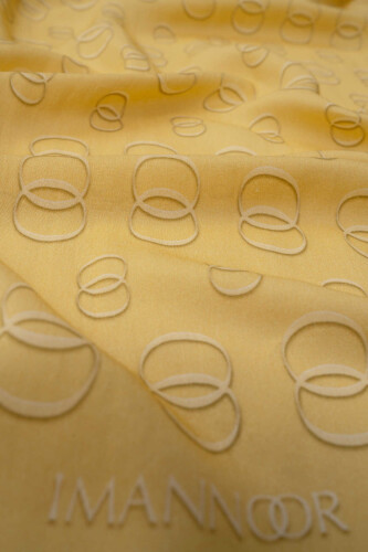 Chain Shawl Yellow - 2