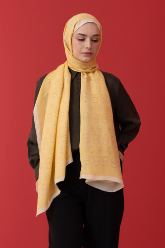 Chain Shawl Yellow 