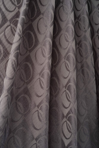 Checkerboard Pattern Anthracite Naia Scarf - 2