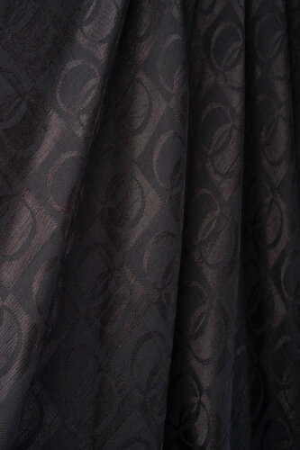 Checkerboard Pattern Black Naia Scarf - 2