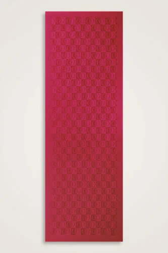 Checkerboard Pattern Fuchsia Cotton Shawl Naia Shawl - 2