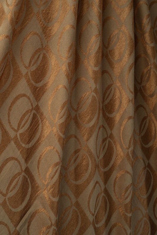 Checkerboard Pattern Khaki Naia Scarf - 2