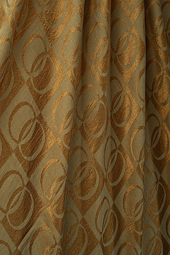 Checkerboard Pattern Khaki Naia Scarf - 4