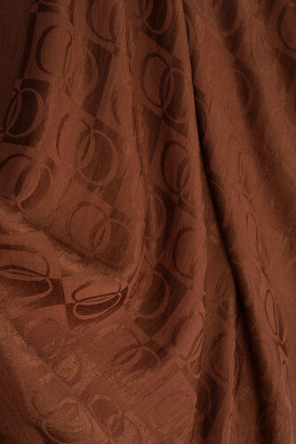 Checkerboard Pattern Naia Cotton Shawl Tan - Imannoor (4)