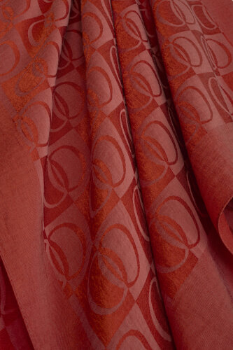 Checkerboard Pattern Naia Cotton Shawl Tile - 4