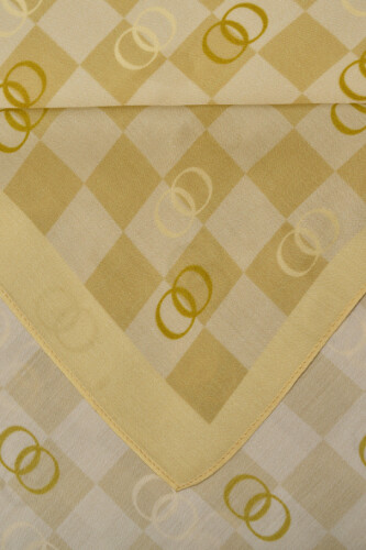 Checkers Logo Flush Viscose Shawl Olive - 4