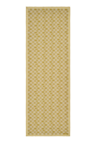 Checkers Logo Flush Viscose Shawl Olive - 2