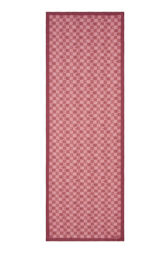 Checkers Logo Flush Viscose Shawl Pink - 2