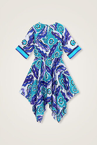 Children's Pelenk Saks Asymmetrical Dress - 3