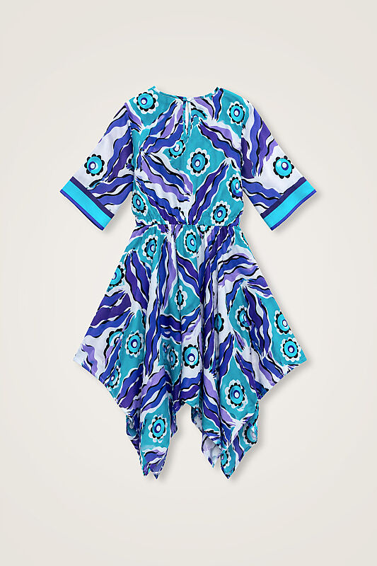 Children's Pelenk Saks Asymmetrical Dress - 3