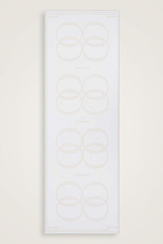 Çift O Logo Krem Modal Şal 70x210 - Imannoor (1)