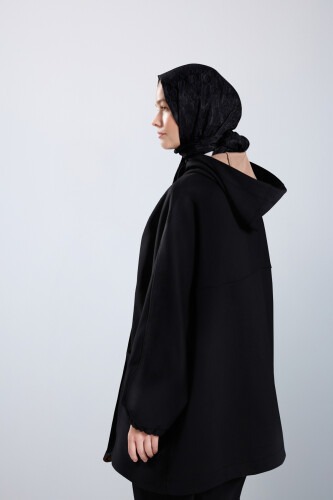 Çift Renk Siyah Mont - 5