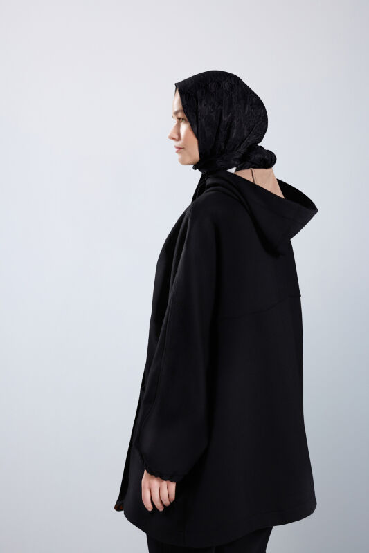 Çift Renk Siyah Mont - 5