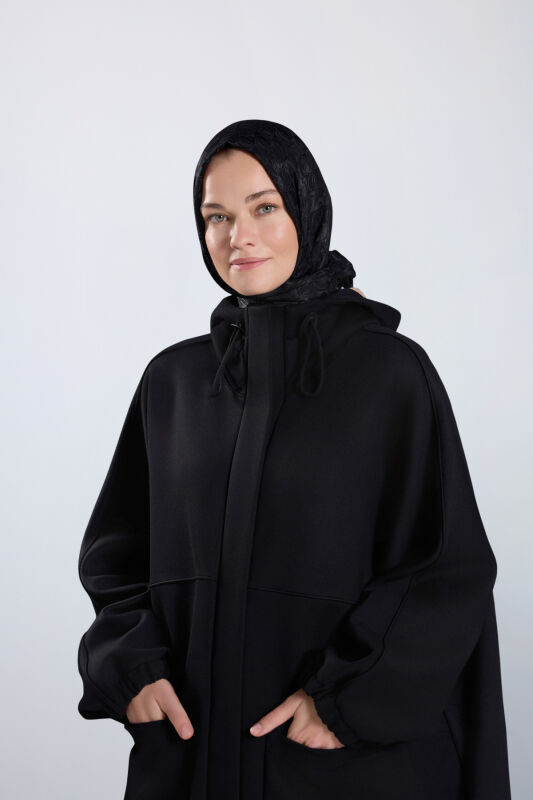 Çift Renk Siyah Mont - 3