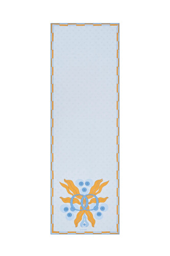 Çintemani Mavi Modal Şal 70x210 - 1