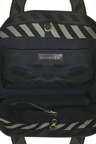 Çizgi Noor Khaki Bag - 3
