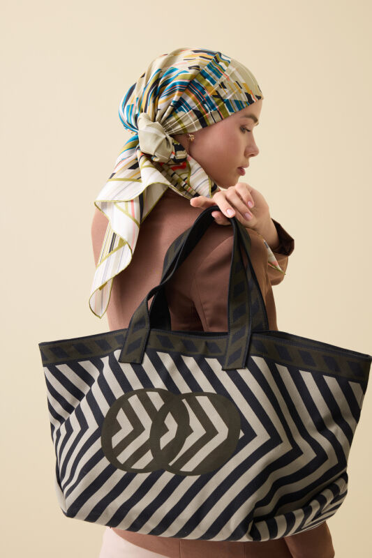Çizgi Noor Khaki Bag - 8