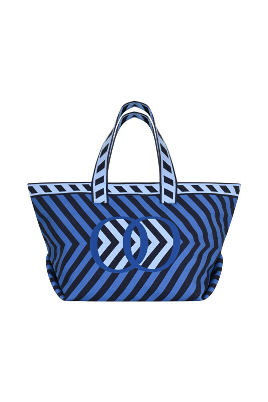 Çizgi Noor Navy Blue Bag - 1