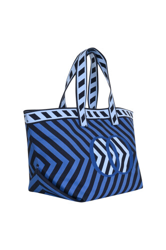 Çizgi Noor Navy Blue Bag - 2