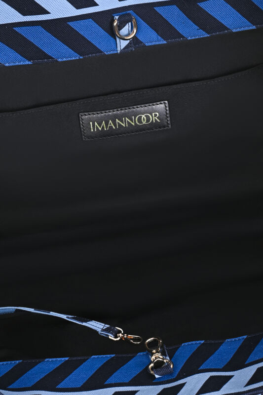 Çizgi Noor Navy Blue Bag - 8