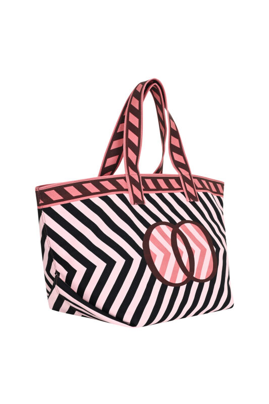 Çizgi Noor Pink Bag - 2