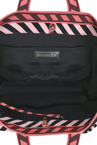 Çizgi Noor Pink Bag - 3