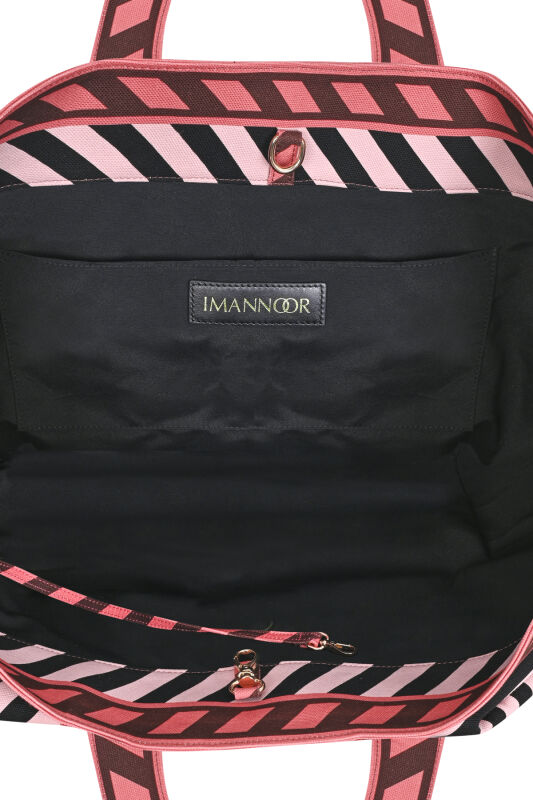 Çizgi Noor Pink Bag - 3