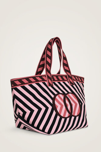 Çizgi Noor Pink Bag - 1
