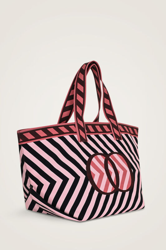 Çizgi Noor Pink Bag - 1