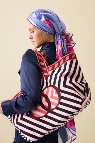 Çizgi Noor Pink Bag - Imannoor