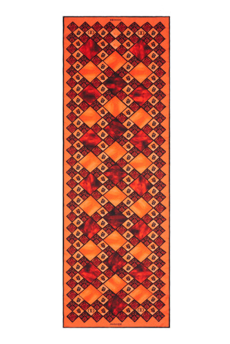 Clove Box Flush Viscose Shawl Orange - 1