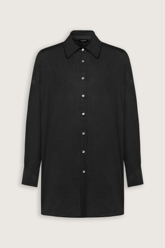 Cotton Black Shirt - 2