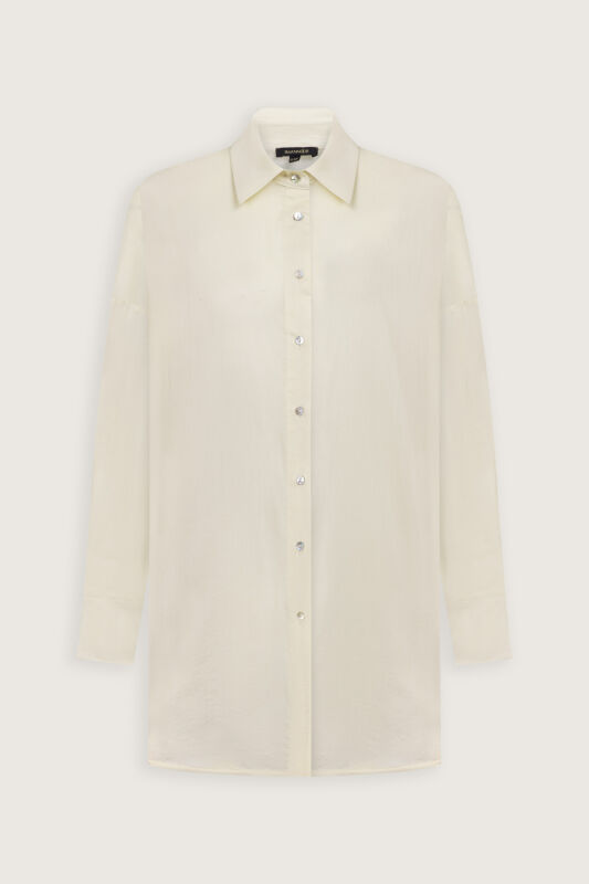 Cotton Ecru Shirt - 2
