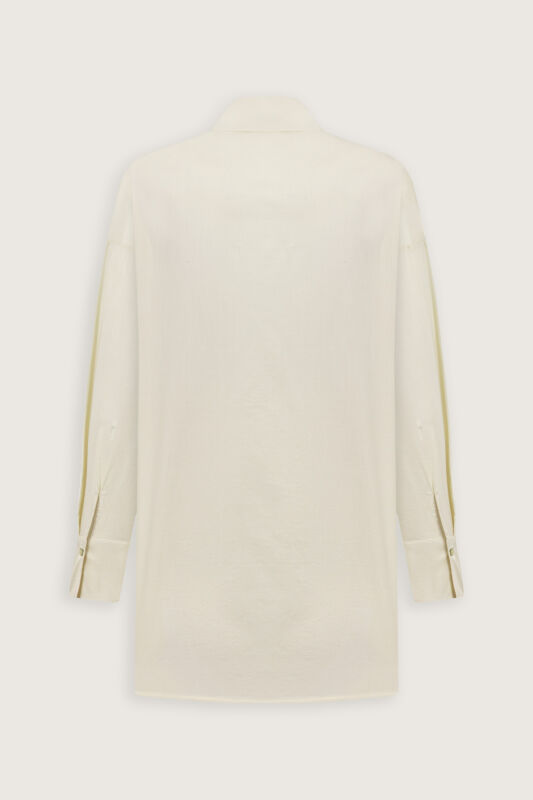 Cotton Ecru Shirt - 4
