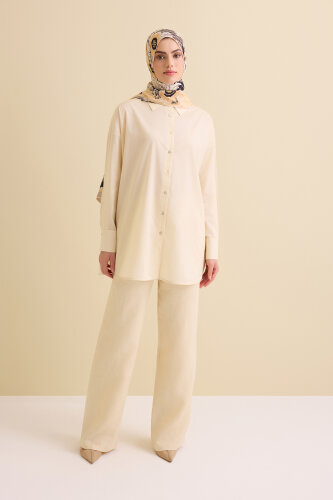 Cotton Ecru Shirt - 3