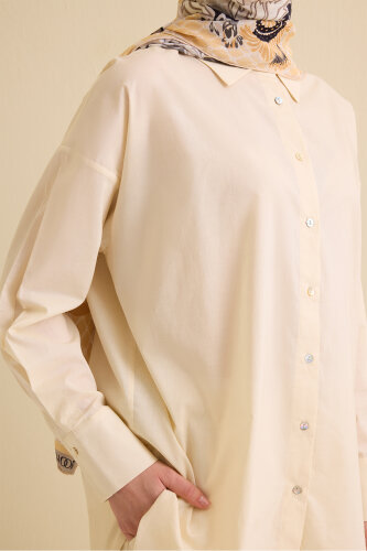 Cotton Ecru Shirt - 7