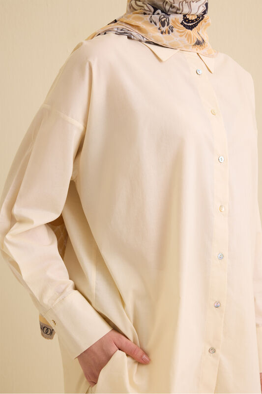 Cotton Ecru Shirt - 7