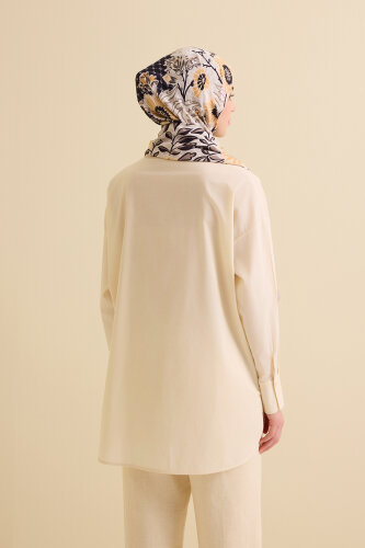 Cotton Ecru Shirt - 5