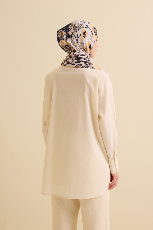 Cotton Ecru Shirt - 5