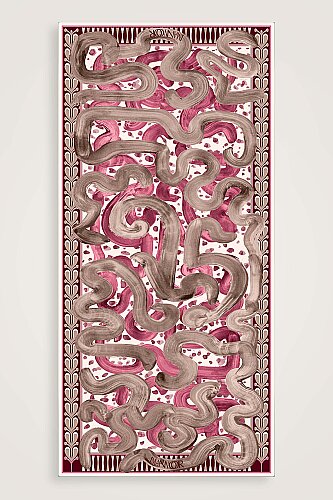 Creek Road Mink-Rose Pink Silk Voile Scarf - Imannoor