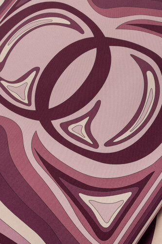 Dalgaların İçinde Mürdüm Tivil İpek Gömlek Elbise - Imannoor (2)