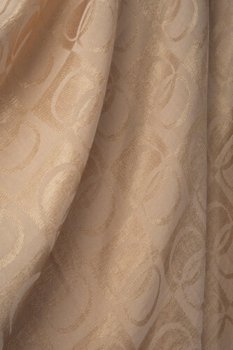 Dama Desen Antik Bej Naia Eşarp 95x95 - 2